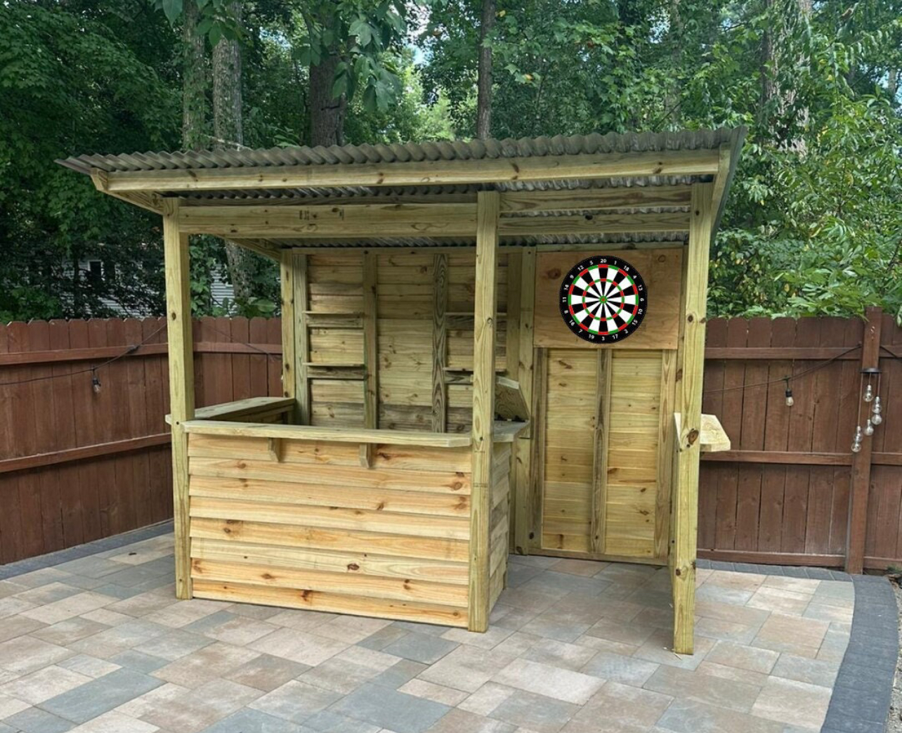 Dart area on bar